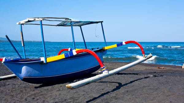 Puri Nirwana - Traditional fisherman's boat